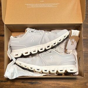 On Running Womens Cloud 6 Sneakers Glacier/White Size 9